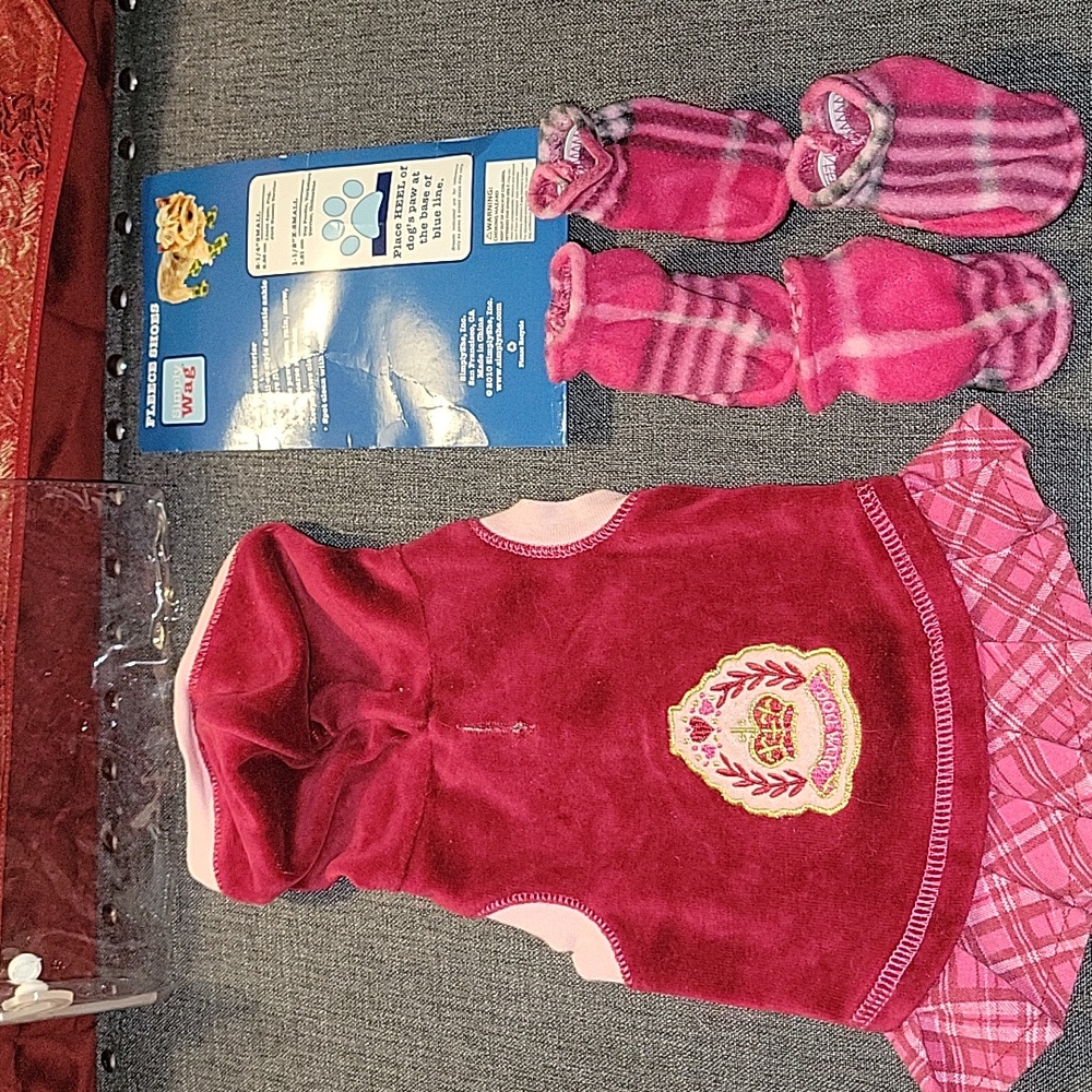 Pet Bundle Dress & Botties Size X-SMALL